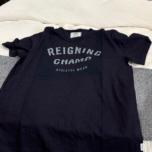 Reigning Champ Adult Navy Graphic Tee